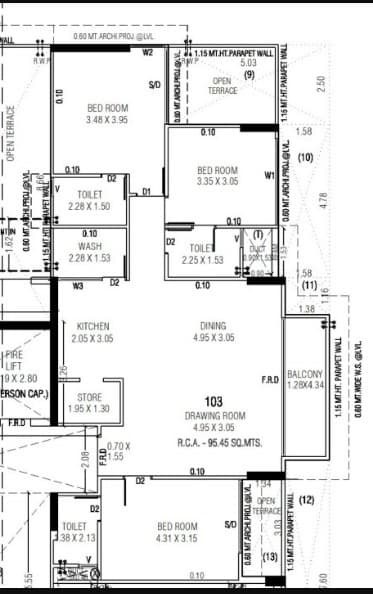 Floor Plan 1 - Hari Shantam Parmeshwar