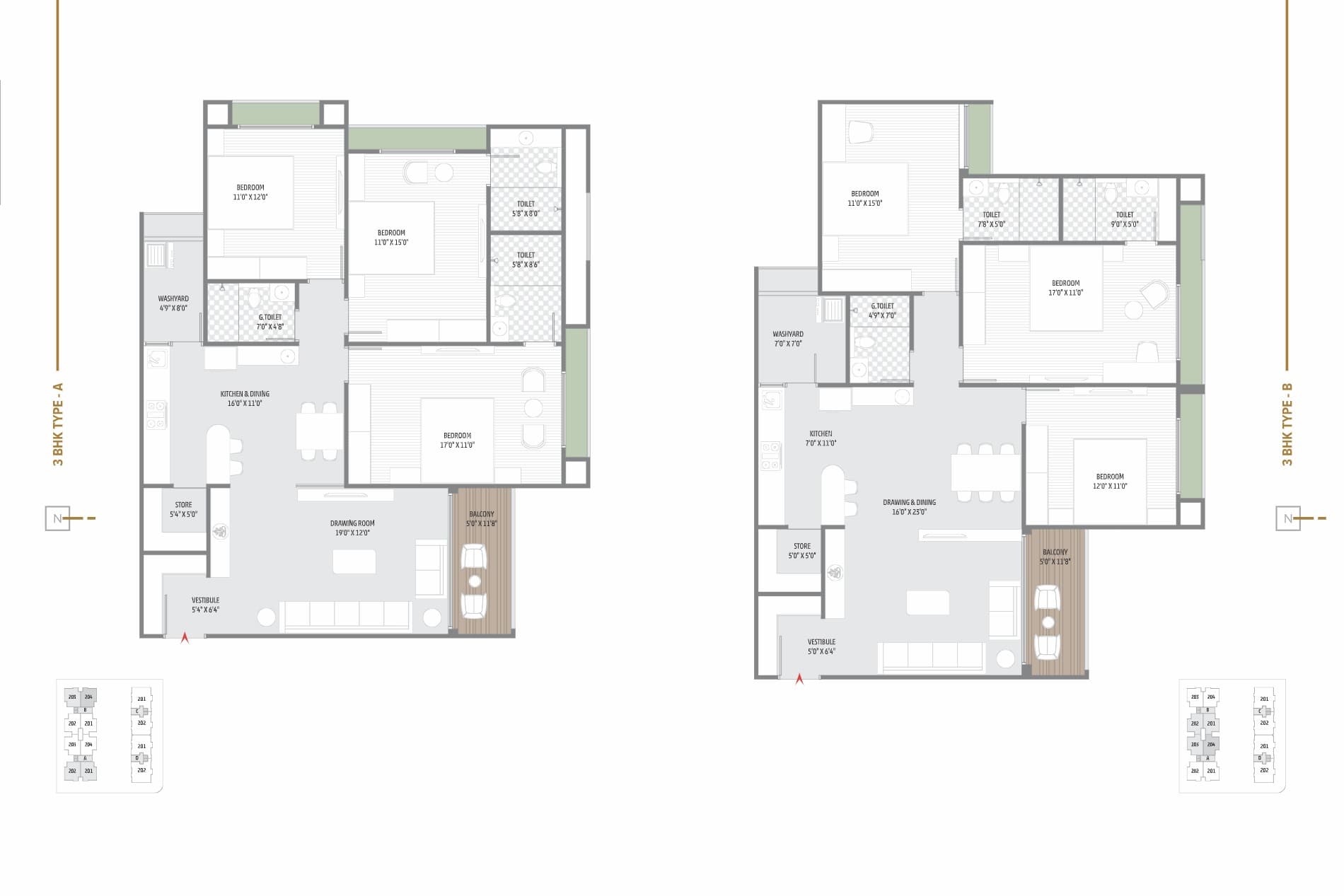 Floor Plan 1 - Rajshree Regalia