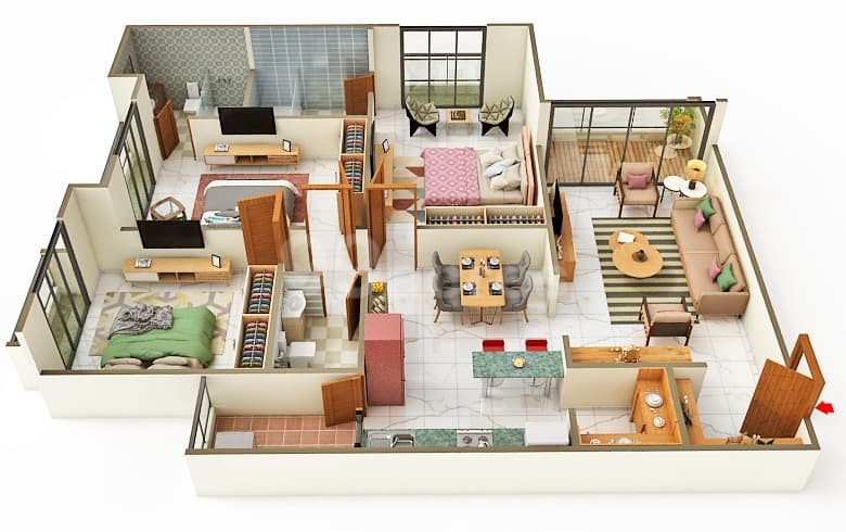 Floor Plan 5 - Rajshree Regalia