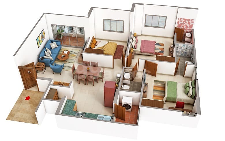 Floor Plan 5 - Archway by Adani Realty
