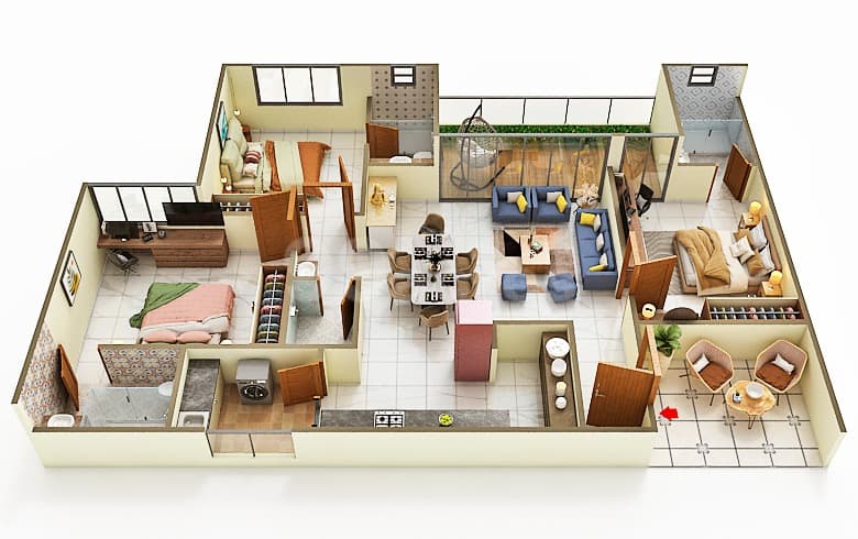 Floor Plan 1 - Ekayan