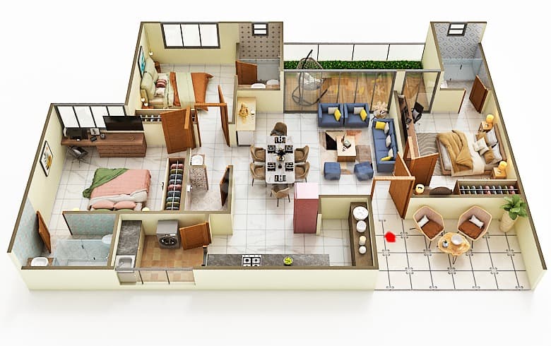 Floor Plan 3 - Ekayan
