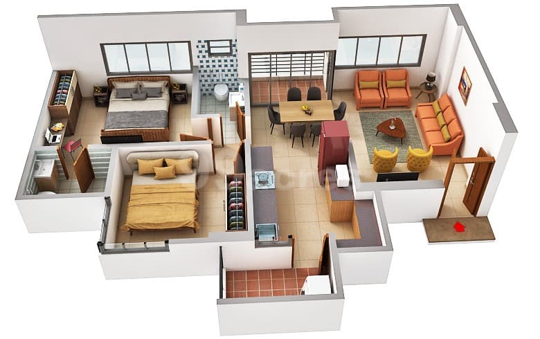 Floor Plan 1 - Anjani Eden Parmeshwar