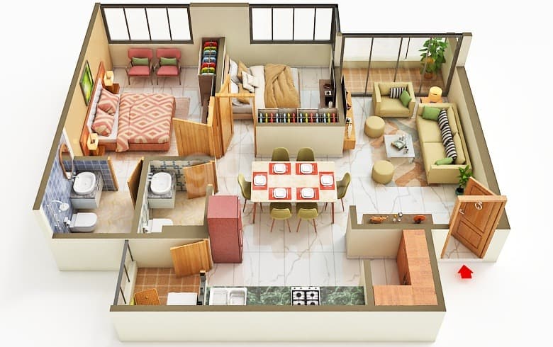 Floor Plan 1 - Shiv Aayansh Aura