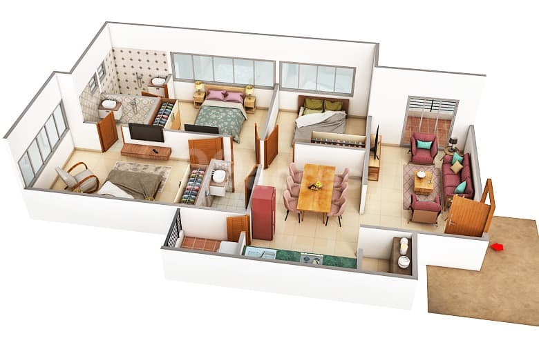 Floor Plan 2 - Suhaal Serenity