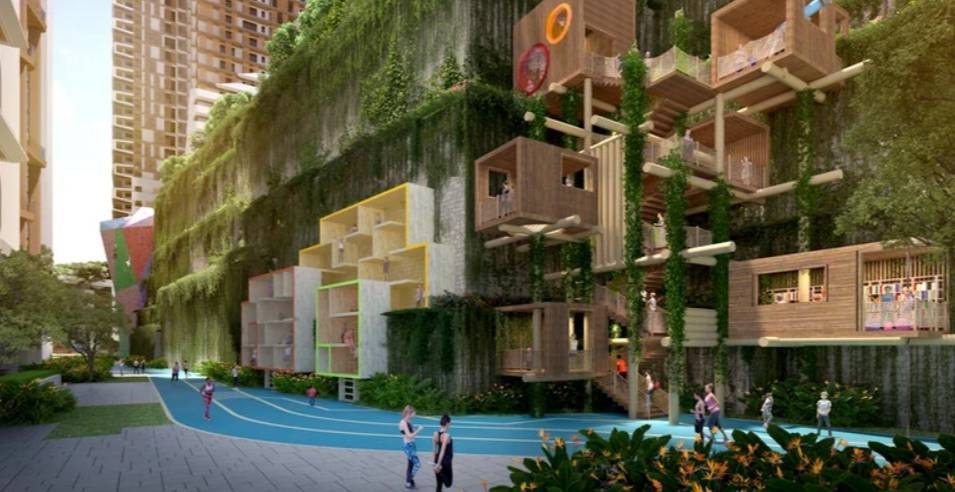 DSR The World - exterior view in Hyderabad