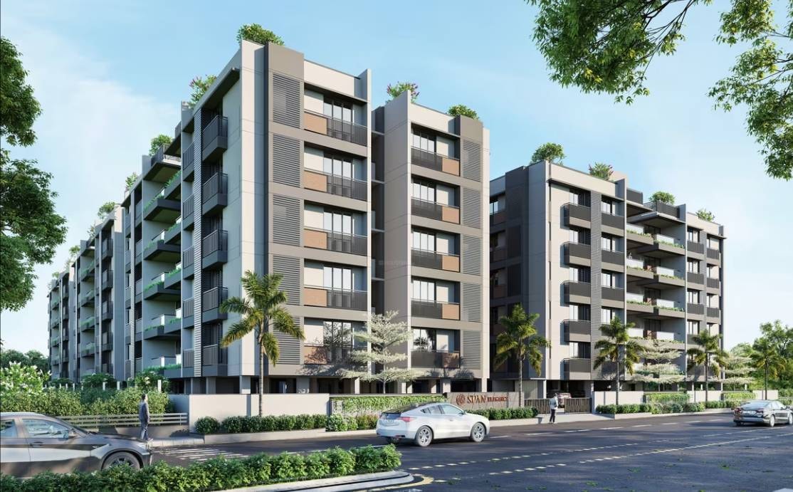 Span Somnath - 3 BHK apartment for buy-new in Randheja, Gandhinagar - main view