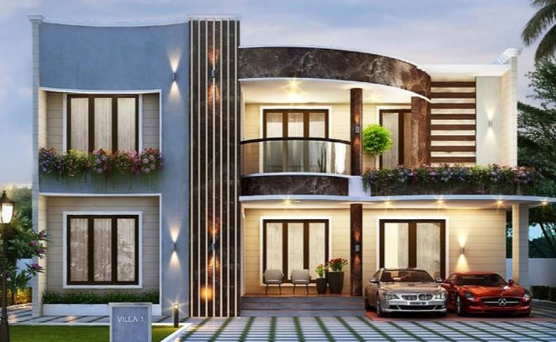 Build Own The Wave Castle - exterior view in Kochi