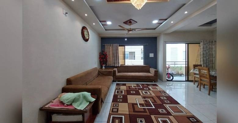 3 BHK Flat for Rent in Waghodia Road, Vadodara - side view in Vadodara