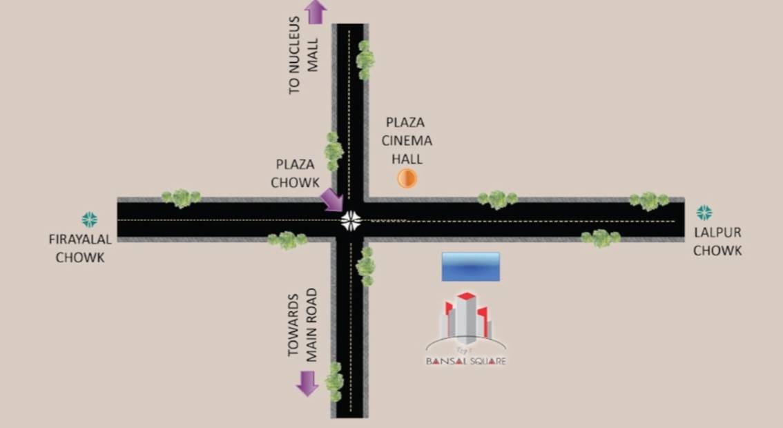Roys Bansal Square - side view in Ranchi