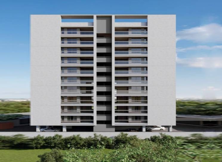 3 BHK Flat for Rent in Adajan, Surat - exterior view in Surat