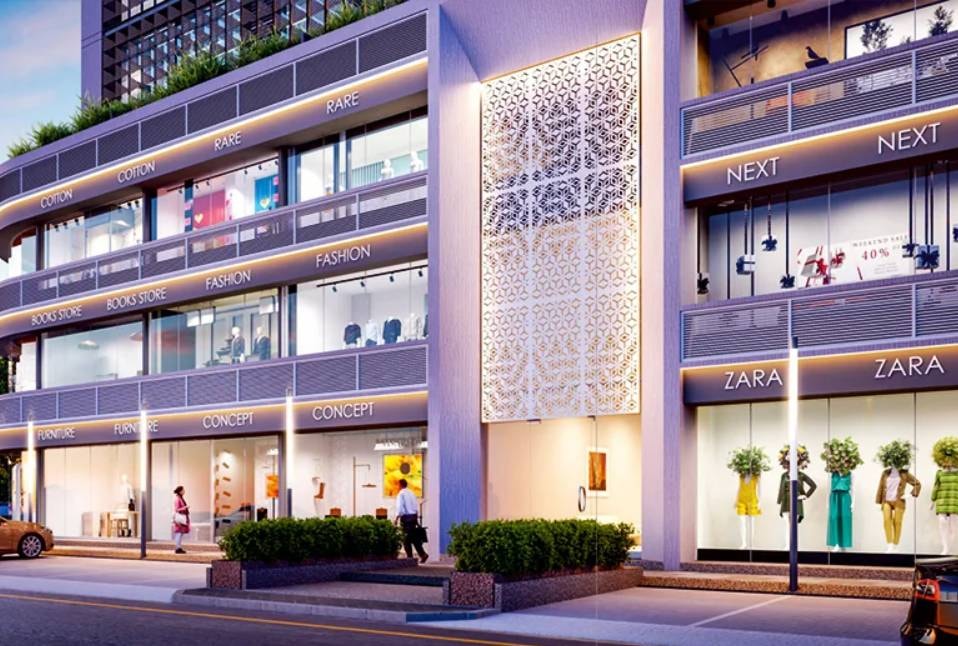Commercial Vihav CBD - interior view in Vadodara