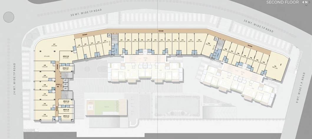 Commercial Vihav CBD - detail view in Vadodara