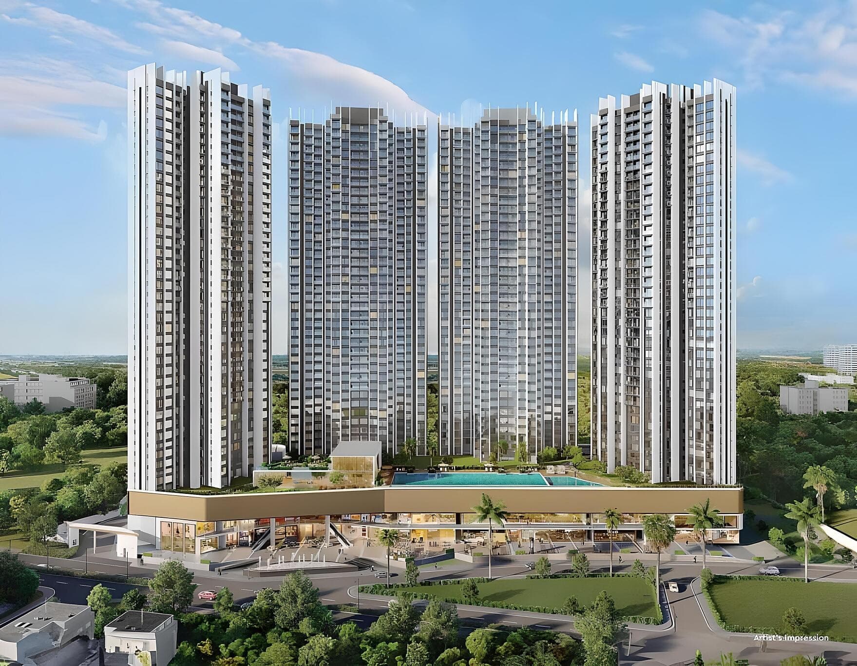 apartment New Project in kalyan, Thane - Sunteck Crescent Park