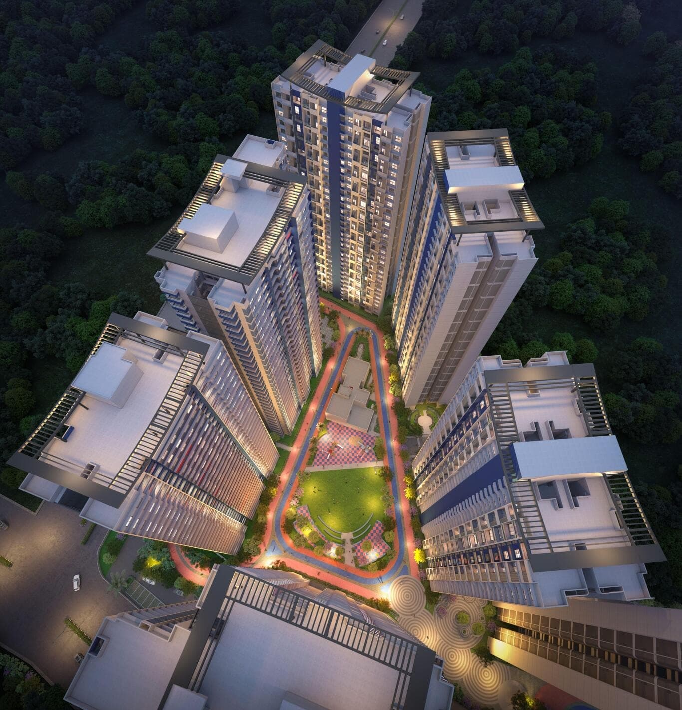 Apartment New Project in Kalyani Nagar, Pune - Geras Island of Joy