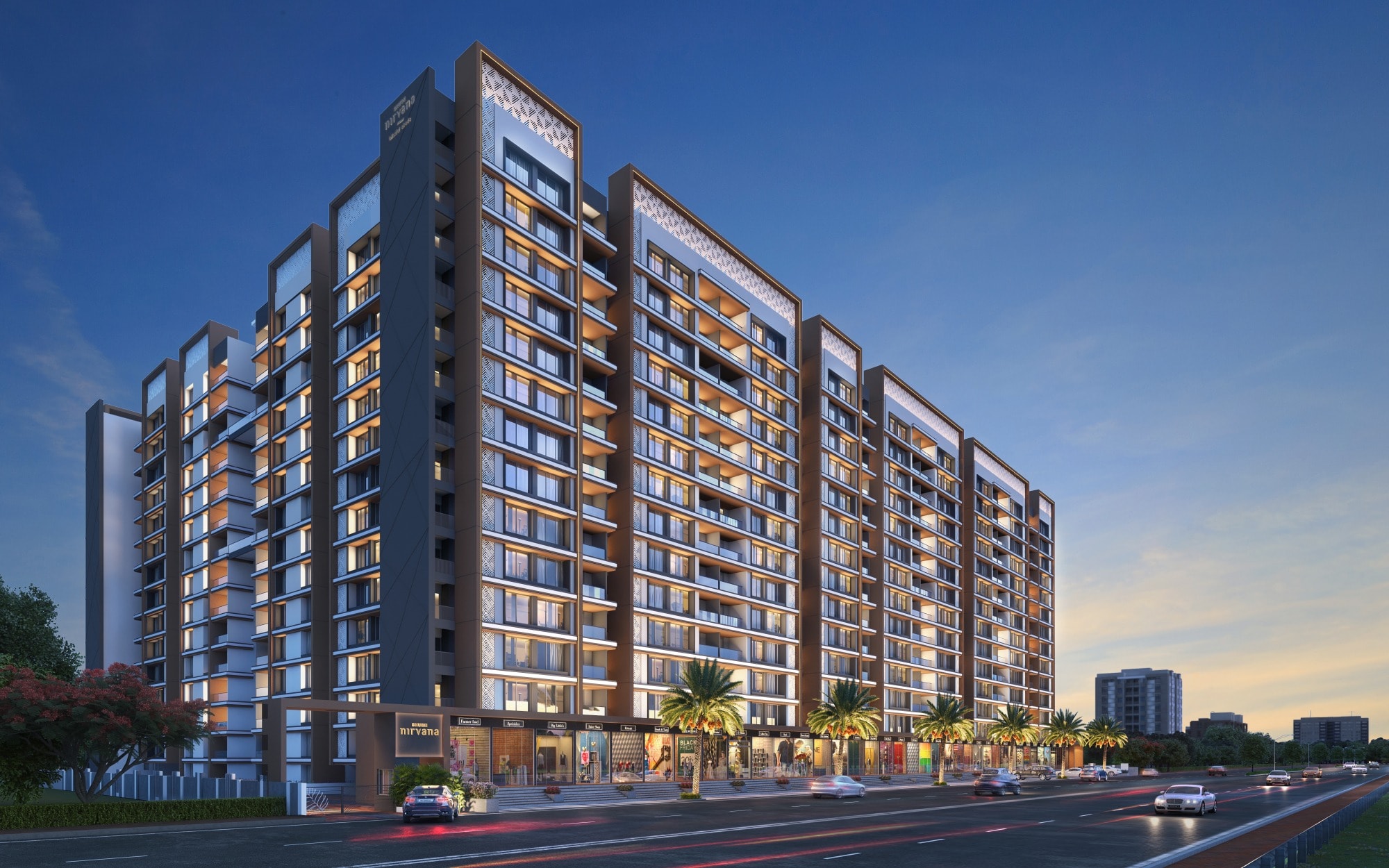 Shubh Nirvana - side view in Pune