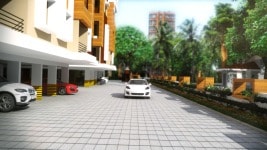 Srinidhi Apartments - side view in Udupi