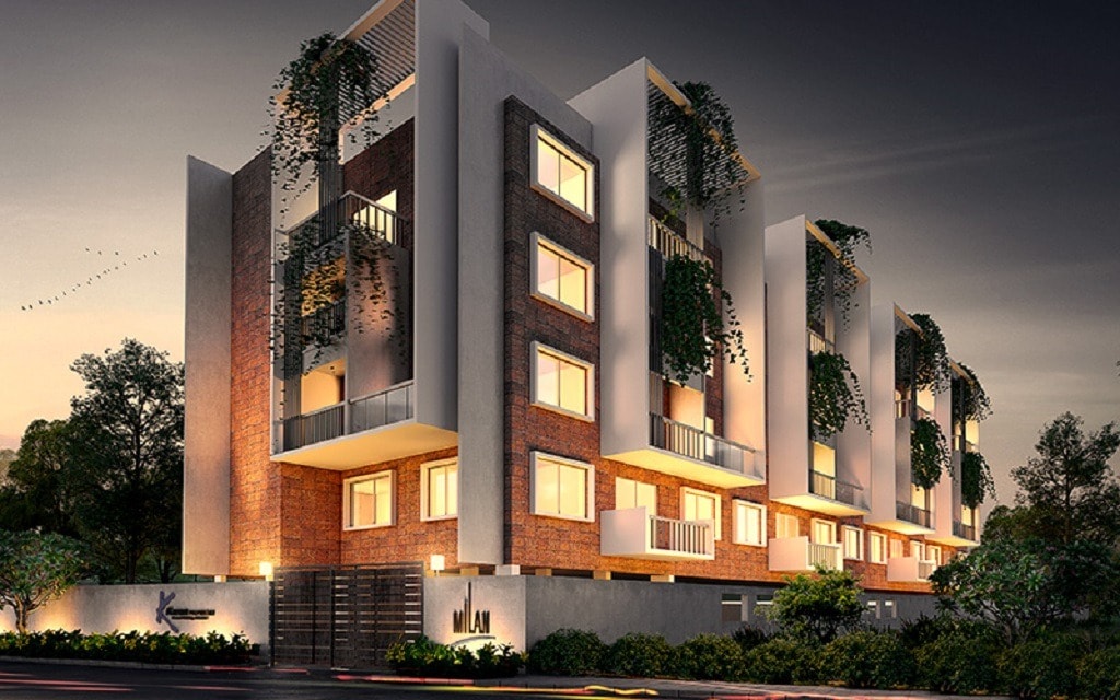 Karan Milan Residences - exterior view in Udupi