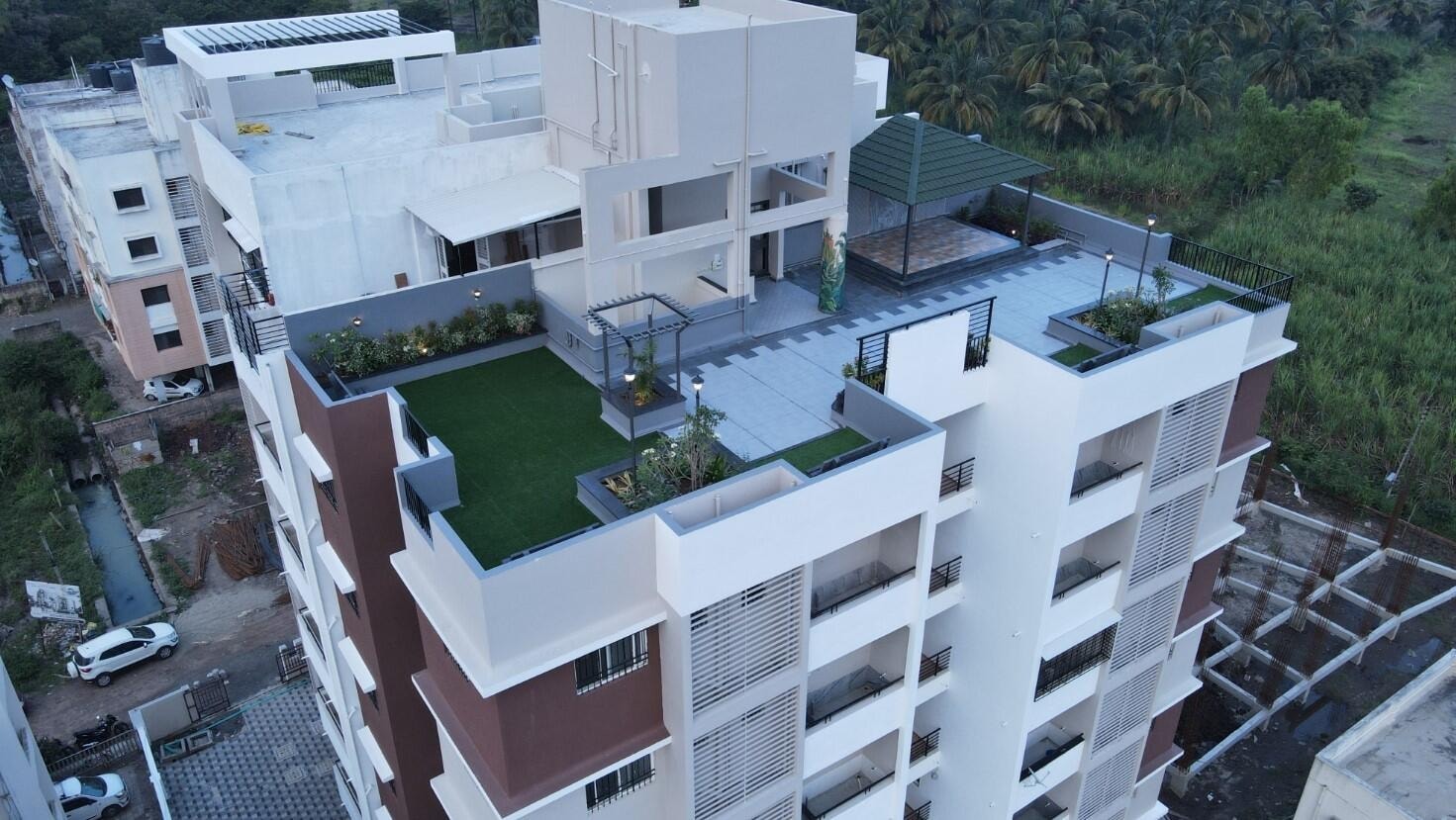 KK Shah Chandralok Heights - side view in sangli