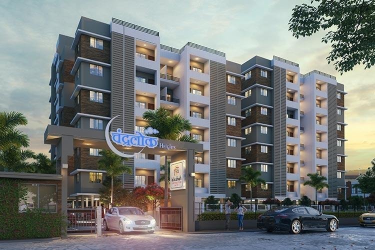 KK Shah Chandralok Heights - detail view in sangli