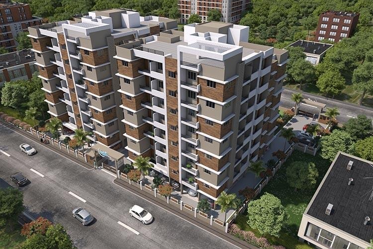 KK Shah Chandralok Heights - exterior view in sangli