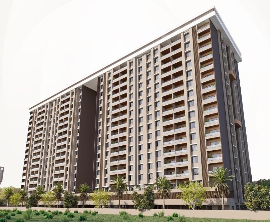 Raysons Krystal Towers - side view in kolhapur