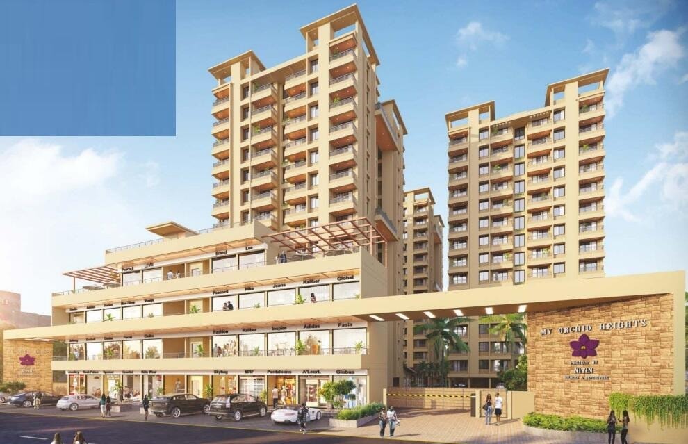 My Orchid Heights Phase 1 - side view in Amravati
