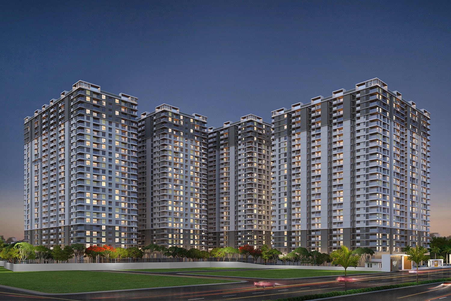 MVV and GV The Grand - apartment for buy-new in Madhurawada, Visakhapatnam - main view