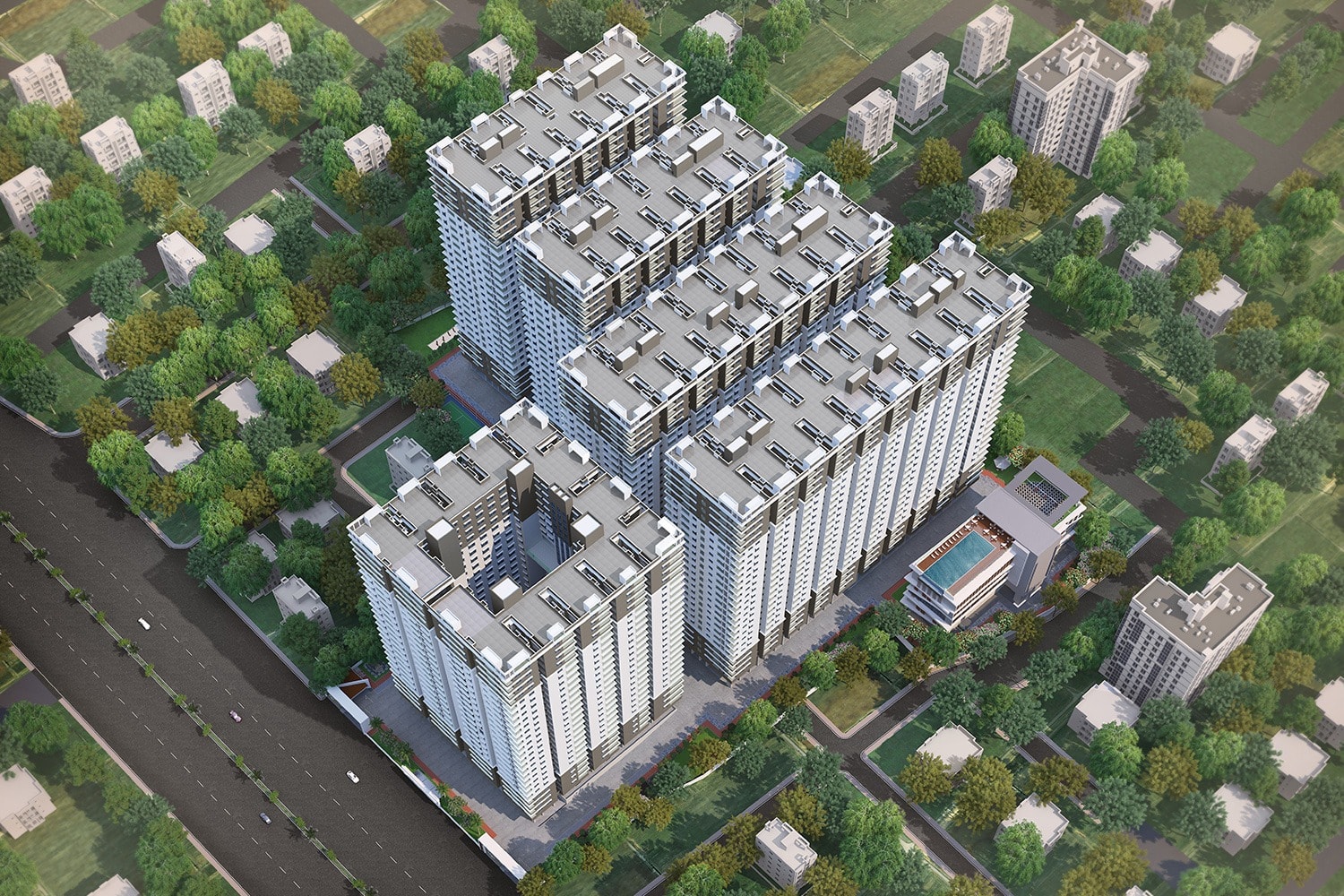 MVV and GV The Grand - side view in Visakhapatnam
