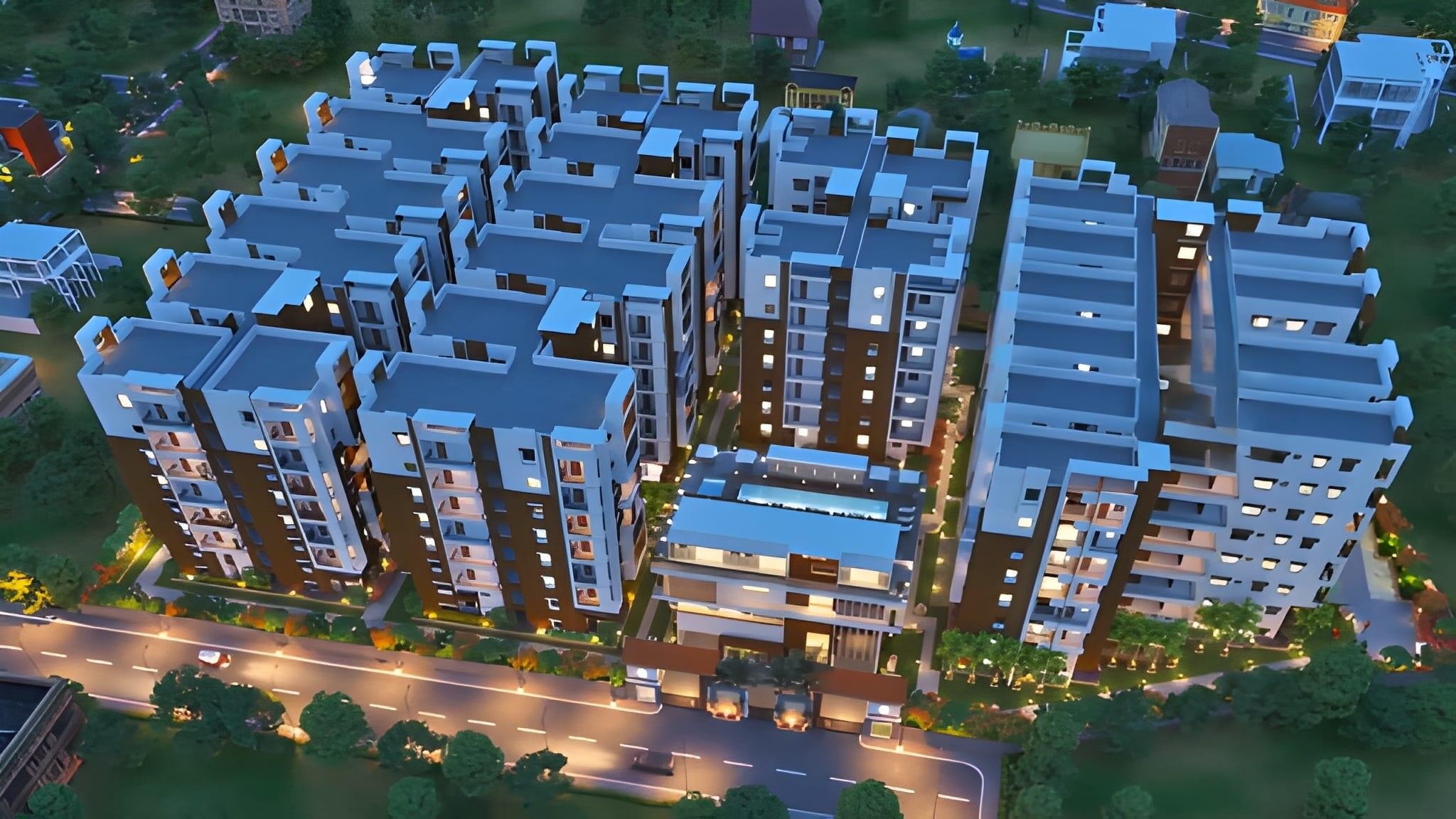Utkarsha Capital Towers - side view in Visakhapatnam
