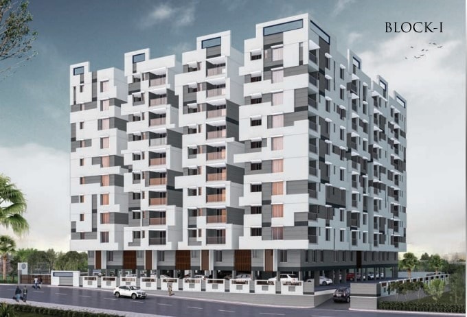 MVV Towers - apartment for buy-new in Yendada, Visakhapatnam - main view