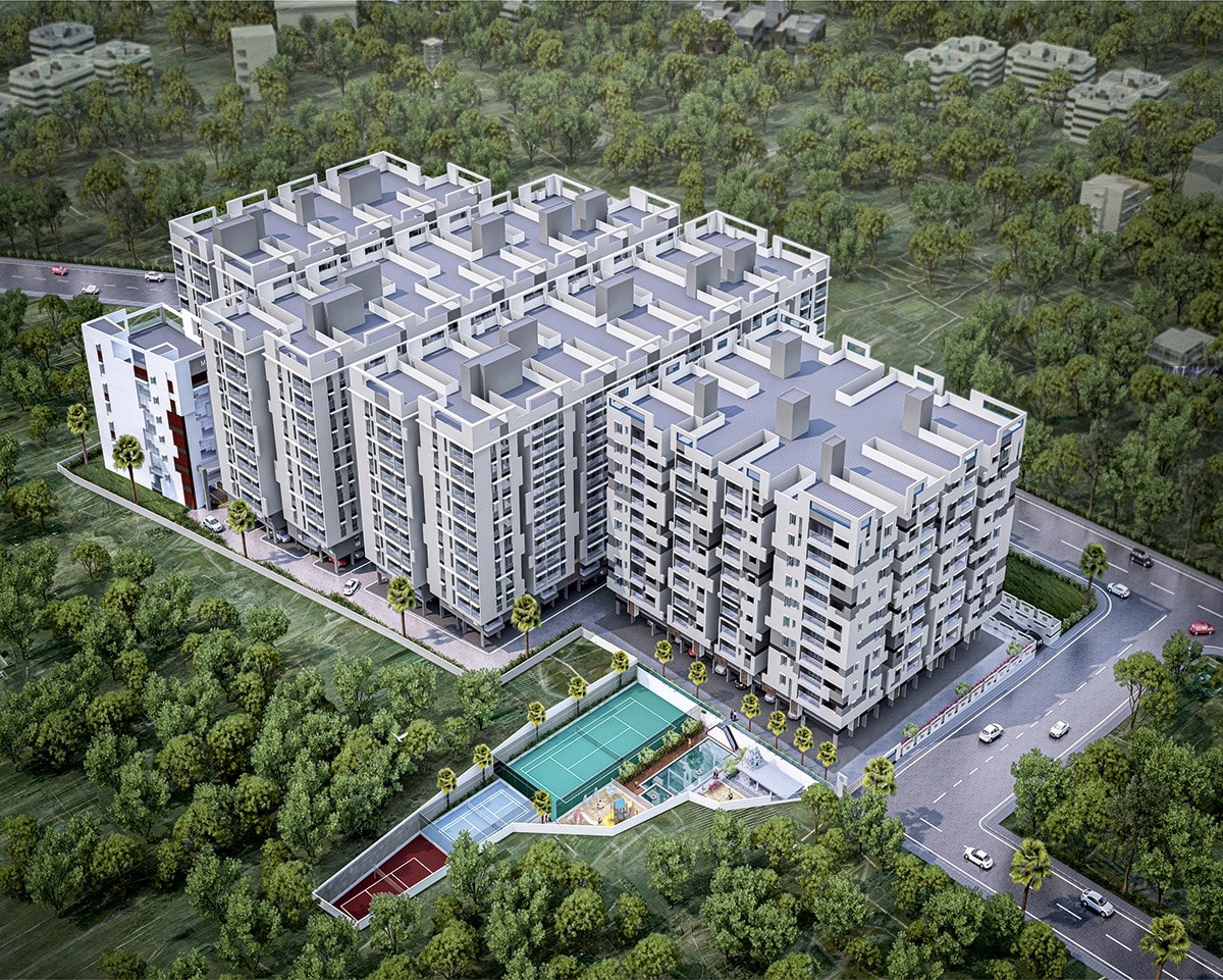 MVV Towers - exterior view in Visakhapatnam