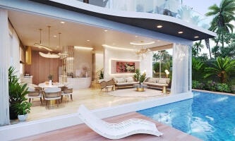 one global goa house - interior view in Bicholim