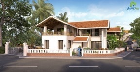 Bairro Alto - 2 BHK apartment for buy-resale in Carona, Bicholim - main view