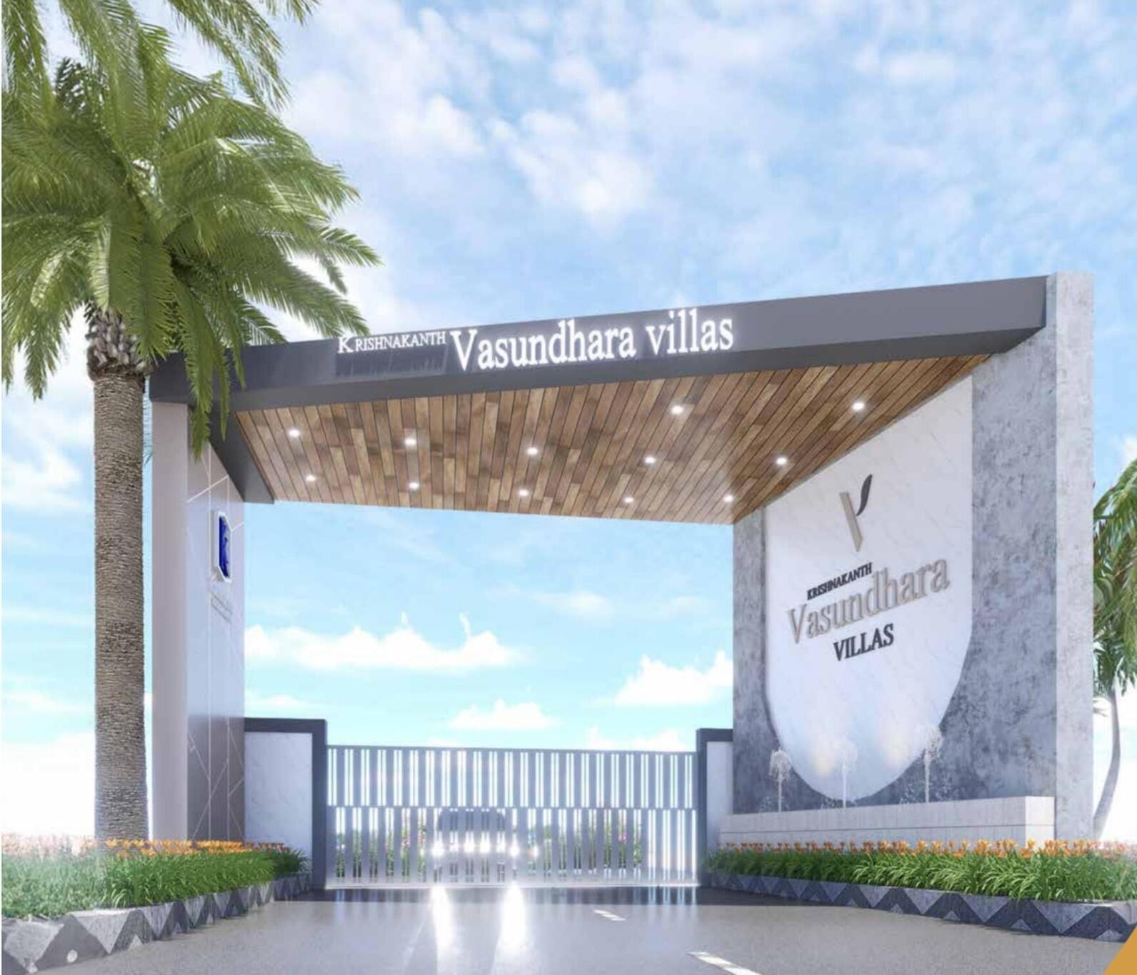 Krishnakanth Vasundhara Villas - exterior view in Kurnool