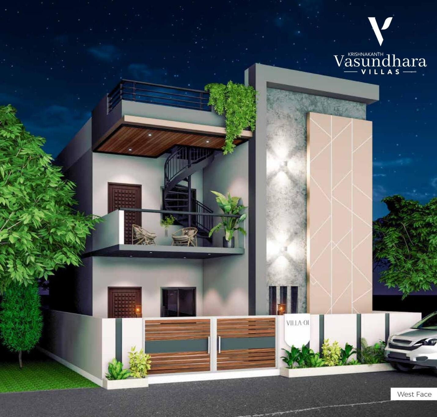 Krishnakanth Vasundhara Villas - interior view in Kurnool