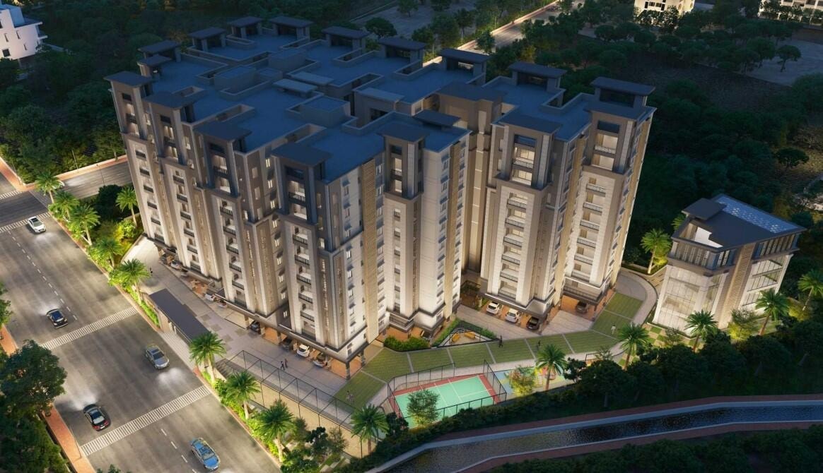 R K Opus Skies - exterior view in Tirupati