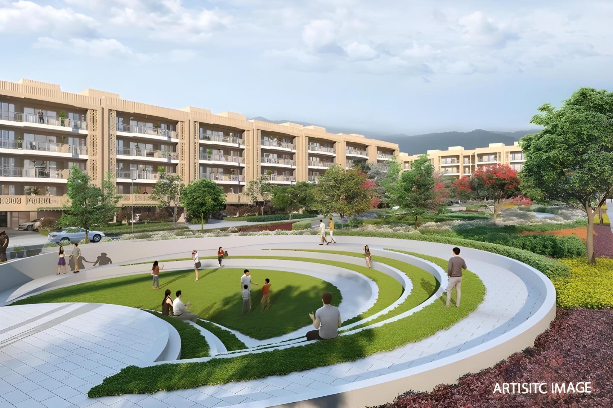 DLF The Valley Orchard - exterior view in Panchkula