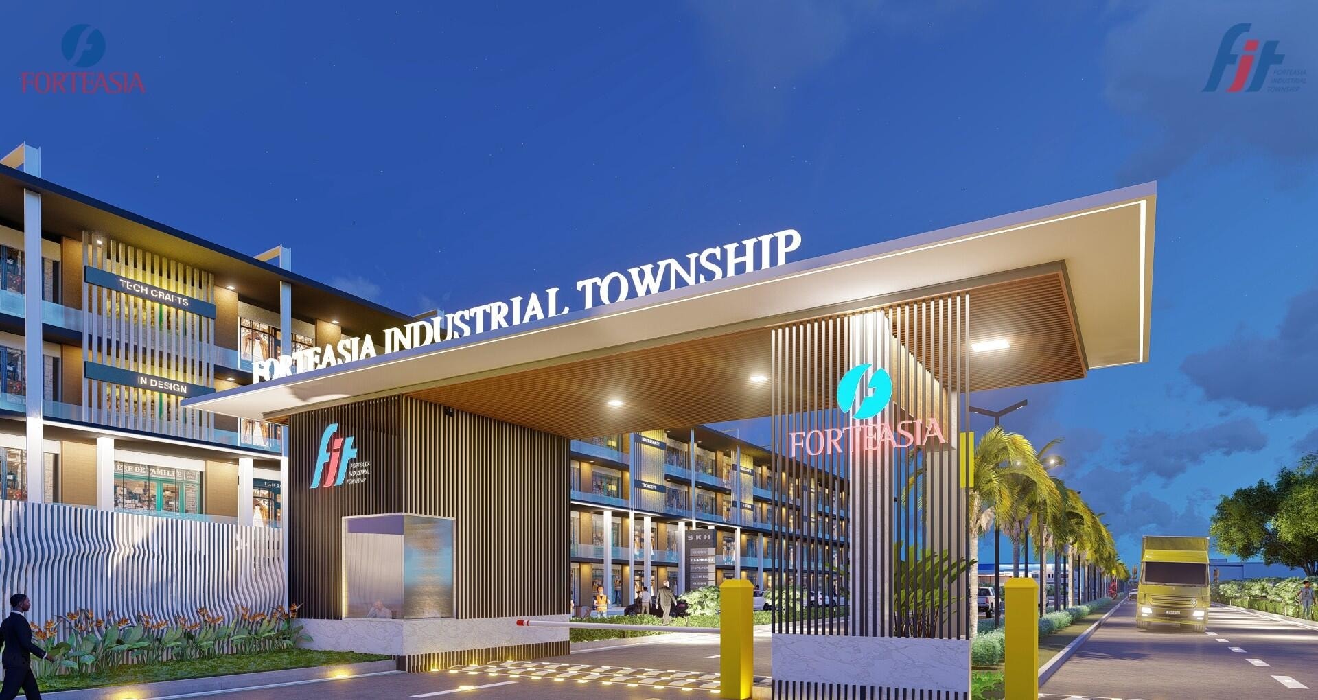 Forteasia Industrial Township - interior view in Rohtak