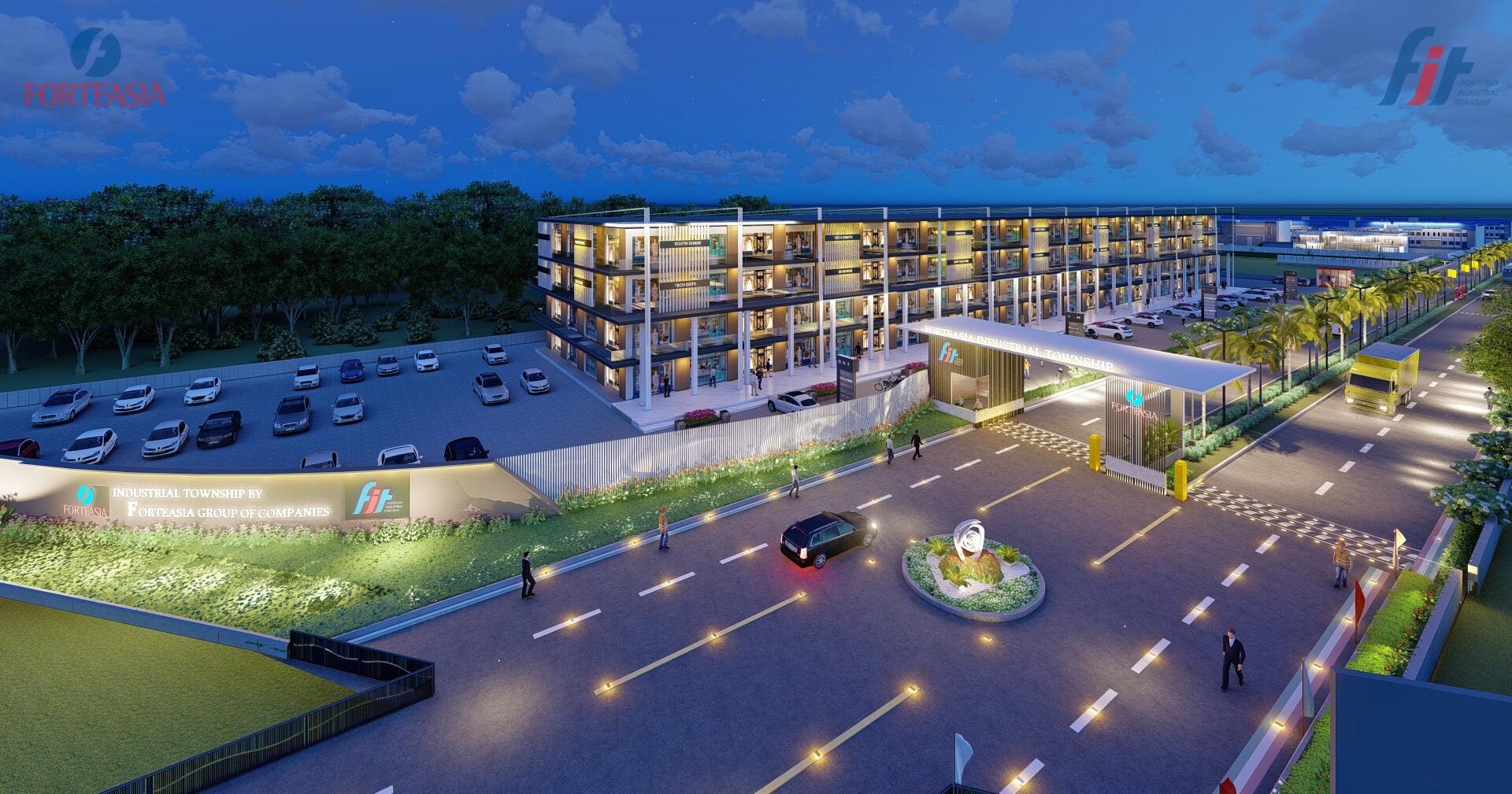 Forteasia Industrial Township - detail view in Rohtak