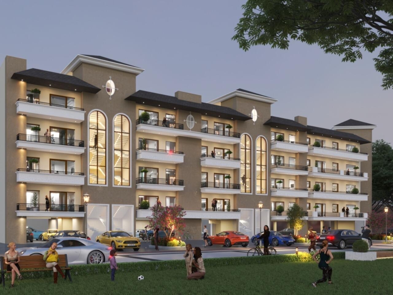 Mahira Greens 2 - side view in Ambala
