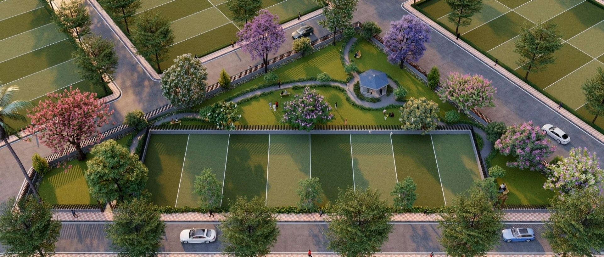 Rajdarbar Green Valley - side view in Karnal