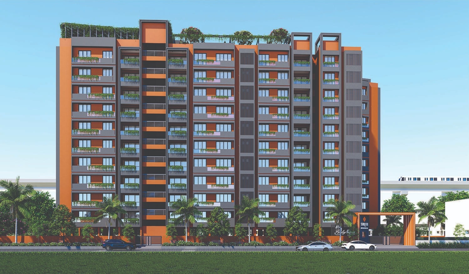 Shruti Apartment - exterior view in Ahmedabad