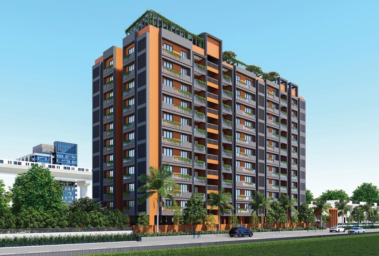 Shruti Apartment - interior view in Ahmedabad