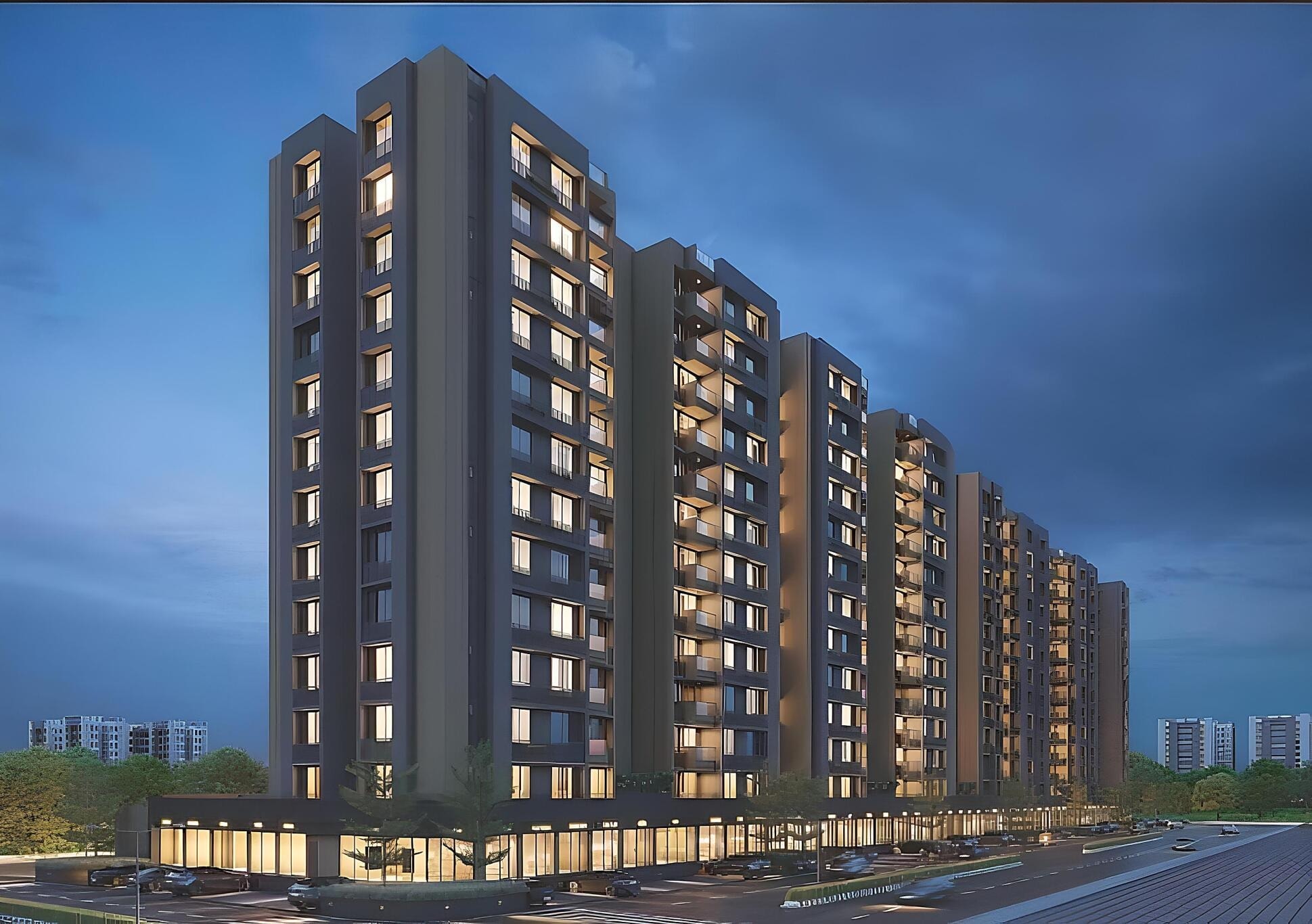 Art Shree Vishnudhara Residency - 3 BHK apartment for buy-new in Naranpura, Ahmedabad - main view