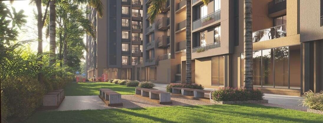 Art Shree Vishnudhara Residency - side view in Ahmedabad