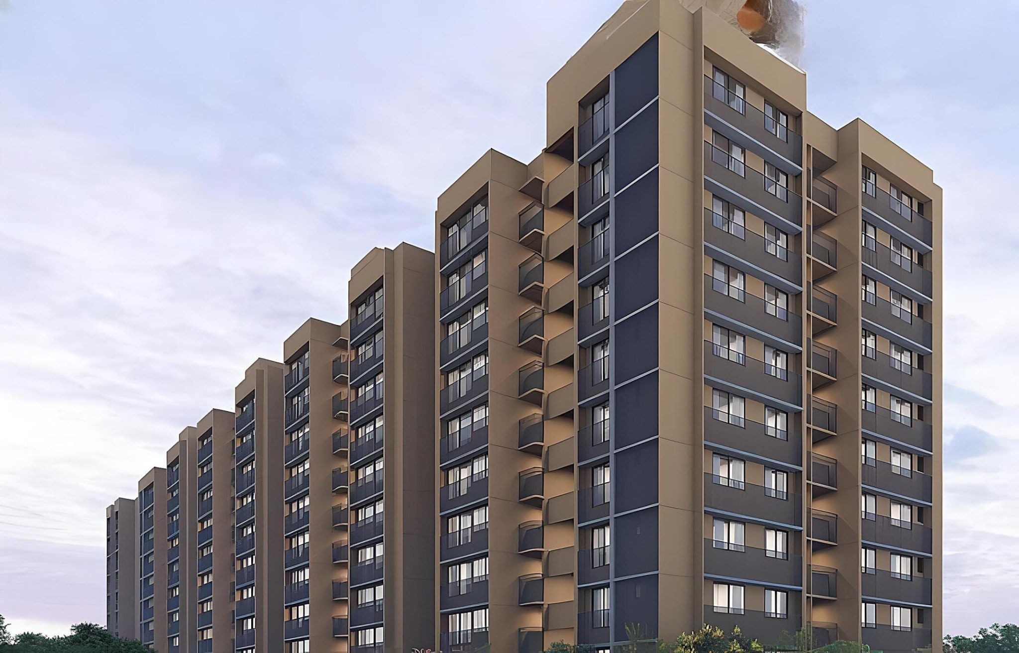 Saanvi Nirman Springs - 2 BHK apartment for buy-new in Vatva, Ahmedabad - main view