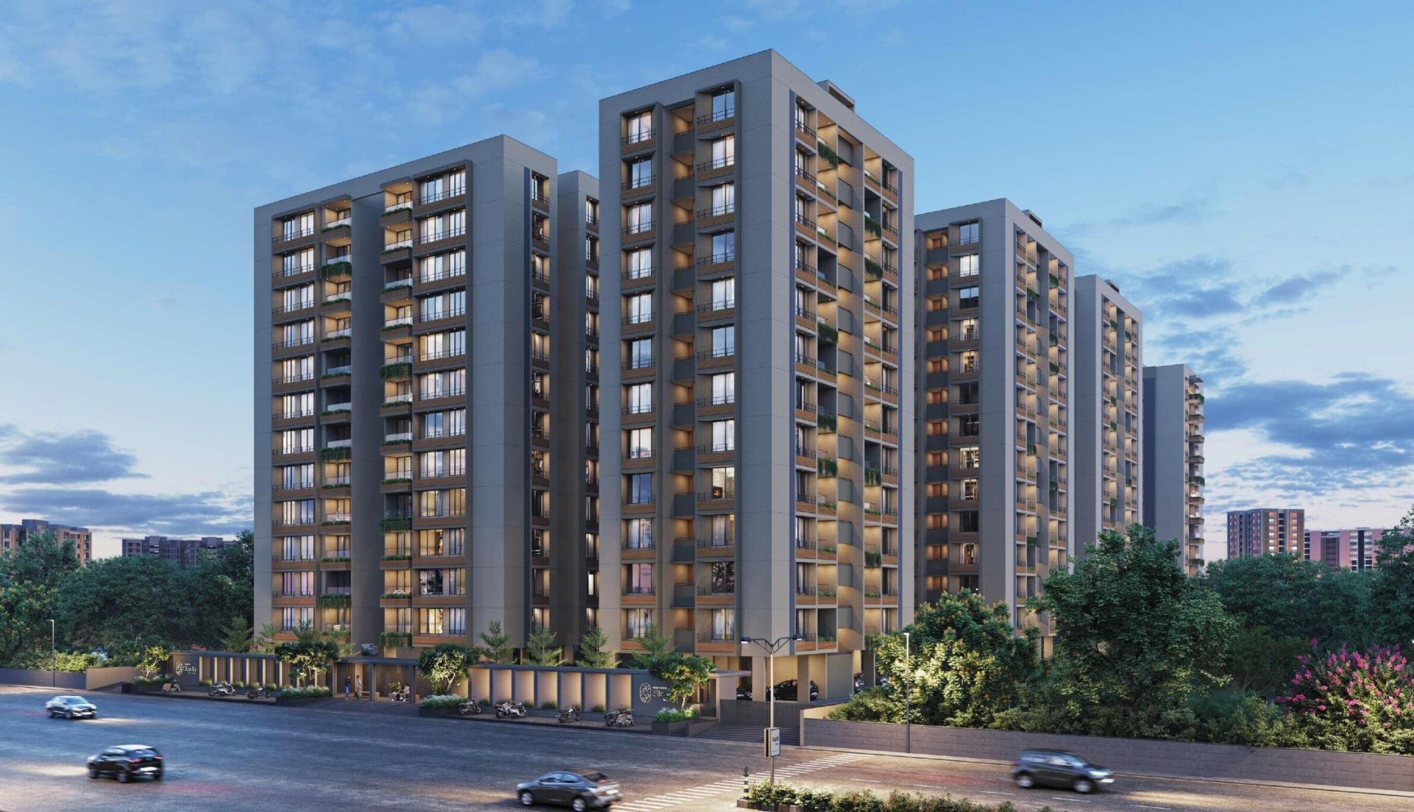 Swara Sakal Skycity - 2 BHK apartment for buy-new in Naranpura, Ahmedabad - main view