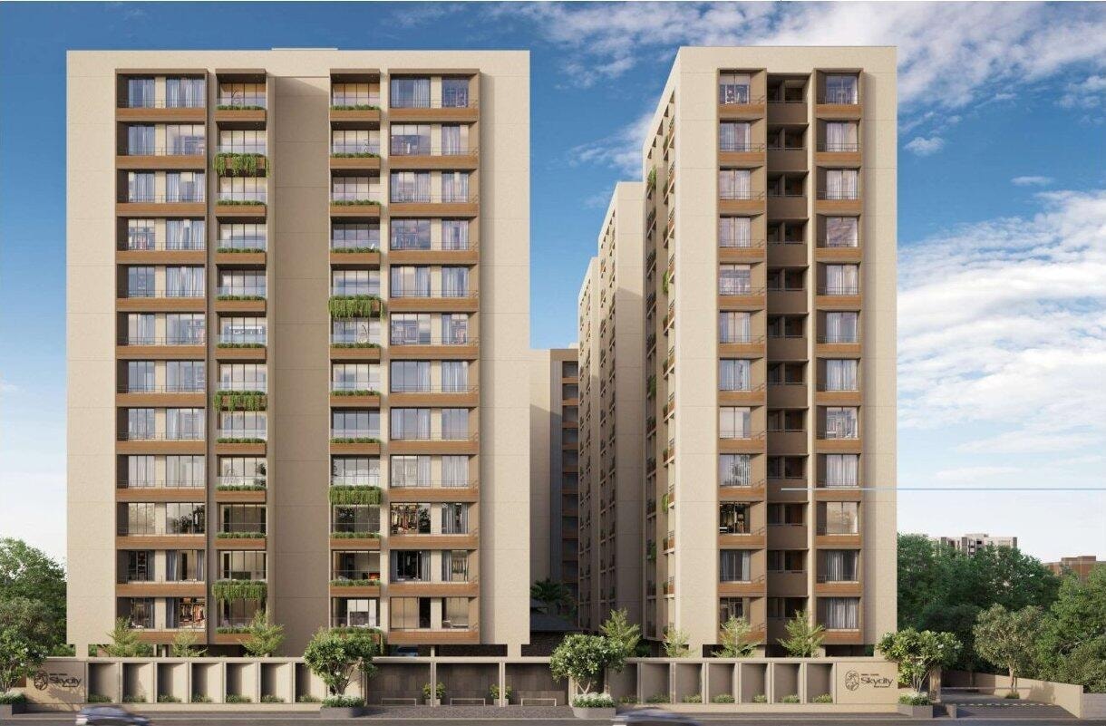 Swara Sakal Skycity - exterior view in Ahmedabad