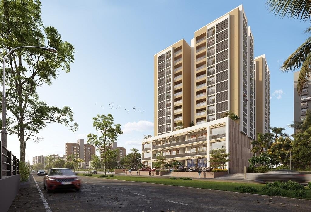 Vandematram Sky 100 - interior view in Ahmedabad